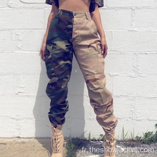 Pantalon cargo camouflage Street Wear de haute qualité pour femmes